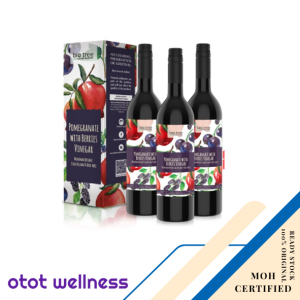 BIOTREE NATURAL ORGANIC POMEGRANATE VINEGAR DRINK 750ML (FOR GLOWING SKIN AND HEALTHY EYES)