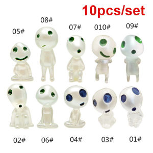 Princess Mononoke Luminous Elves Tree Dolls Hayao Miyazaki Cartoon Alien Mononoke Mini Action Figures Children Kid Gift
