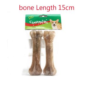 Cowhide Molar Bone Chew for Dogs Edible Dental Care Treat Strengthens Gums Cleans Teeth Reduces Tartar Satisfies Chewing Habit