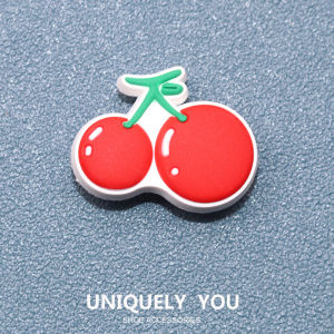 Jibbitz charm Shoe Buckle Shoe Accessories Cartoon Fruit Apple Peach Grape Fashion Shoes Accessories