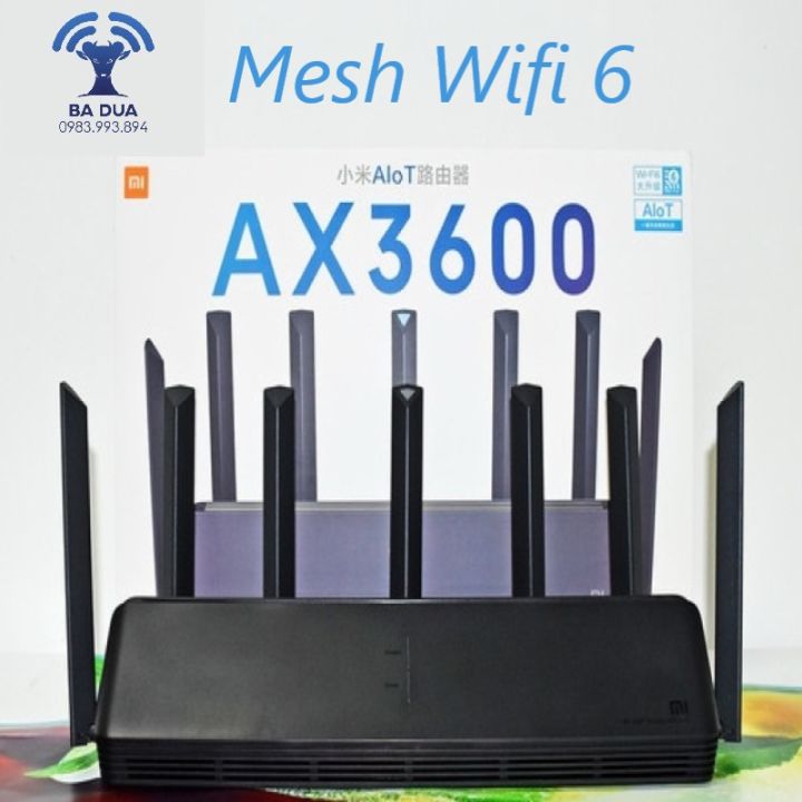 Xiaomi AX3600 Router Modem Mesh WIFI AIoT wifi 6/Ax6000/Bộ phát WiFi ...