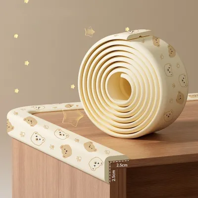 Vixplorn Desk Edge Guard Soft Foam L Shape Corner Protector Anti Collision Self Adhesive Rumah Tangga Childproof Safety