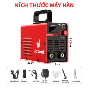 máy hàn mini điện-MMA250 Máy hàn điện tử mini hàng nhập khẩu chính hãng hàn que 1.6 - 3.2mmMáy hồ quang que inox lõi đồng tặng đầy đủ phụ kiện
