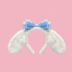 Sanrio Kuromi Kawaii Headband My Melody Headwear Anime Creative Cartoon Sweet Plush Hair Acessories