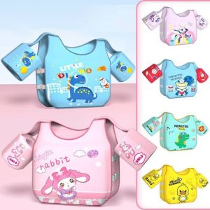 HYD0856 Anti Rollover Child Float Arm Sleeve Not Falling Off Adjustable Swimming Vest Baby Swimming Circle Cartoon Child Buoyancy Vest Summer