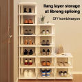 Plastic Shoe Rack Easy To Install Space Saving Multi-Layer Shoe Storage Organizer Shoe Cabinet 鞋架. 