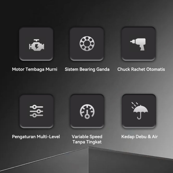 ISKU%20Lithium%20Mesin%20Bor%20Mulitifungsi%2021V%202000mAh%20Battery%20Cordless%20Drill%20Set%20Torsi%20Maksimum%2040N.M%20-%20Image%204