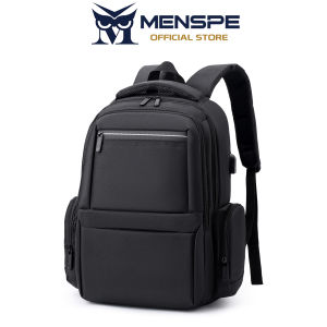 MENSPE Fashion Backpack Waterproof Oxford Cloth Backpack Travel Backpack Business Laptop Backpack Large Capacity Casual Backpack USB Hole Multifunctional Backpack Suitable For 15.6-inch Laptop