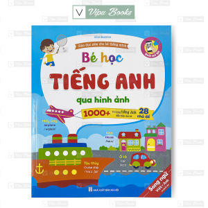 Sách - Bé Học Tiếng Anh Qua Hình Ảnh - 1000+ Từ Vựng Tiếng Anh Đầu Tiên Cho Bé - Quét Mã QR Nghe Đọc