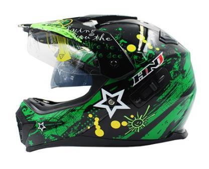 HNJ motocross motors double visor full face helmet dual visor motor helmets  motorcycle cod A856 Lazada PH
