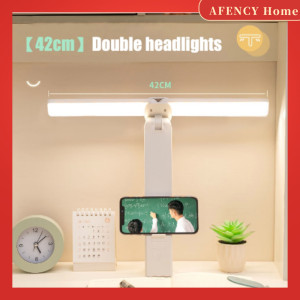 3 Colors In 1 Stepless Touch On/Off  Dimming Reading Light For Reading And Learning USB Rechargeable Table Light