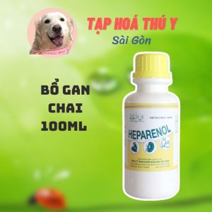HEPARENOL bổ gan mật hỗ trợ tiêu hóa cho chó mèo - Chai 100ml