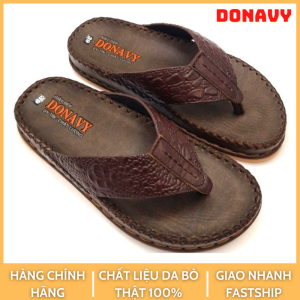 DÉP XỎ NGÓN NAM DA BÒ THẬT QUAI DẬP VÂN NỔI THỊNH HÀNH  ĐẾ CÓ CHIẾC LÁ NỔI BẬT D.KBXIT