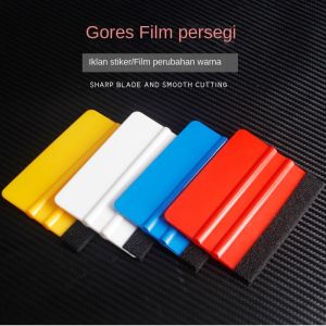 Scraper Kape Beludru 10X7cm Kapi Rakel Gesut Beludru Alat Bantu Pasang Stiker Kaca