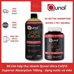 Hàng Mỹ Qunol Liquid CoQ10 900ml Chống #Đột_quị đủ Bill  - ✓ Hỗ trợ cho người đang điều trị với Statin hoặc đang bị mất dần lượng CoQ10 trong cơ thể.    ✓ Tăng cường chức năng tim và sức khỏe tim mạch.