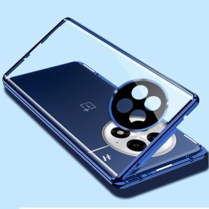 360 Full Case For OnePlus 13 Case For OnePlus13 5G One Plus 13 Double Sided Adsorption Metal Tempering Glass Cover