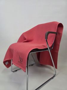 My Day 1 ผ้าเช็ดตัว รังผึ้ง สีแดง (Scarlet Red) L 75*160 cm แห้งง่าย ซับน้ำดี นุ่มเบาสบาย