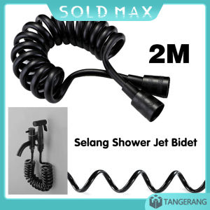 [2 M] Selang Shower/Selang Fleksibel Bidet Spray/Selang Spiral Jet Shower/Selang Shower Jet Bidet