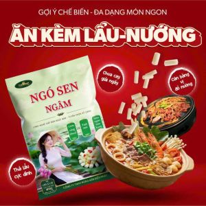 Ngó sen ngâm vị chua cay gói 400g