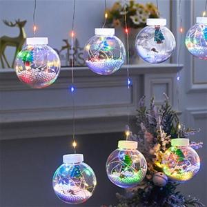 LED Strip Lighting LED Curtain String Light Ball Christmas String Lights Fairy Garland Lights for Outdoor Holiday Wedding Xmas Decoration Window Decor Navidad Tree Decor
