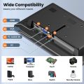 Eyoyo 12 Inch Small HDMI Monitor, Eyoyo Mini Monitor Portable IPS Display, External Monitor for Laptop Security Camera Raspberry pi, 1366x768 HD Monitor, Built-in Speaker. 