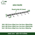 Móc treo đồ nhà tắm Inox 304 đúc PHÁT ĐẠT (5,6,7 móc) không rỉ sét, Móc áo inox cao cấp, giá treo inox (SP001). 