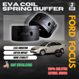 EVA Coil Spring Buffer FORD FOCUS Cushion Buffer Spring Rubber Stopper Spring(Front & Rear SET) 100% Getah asli