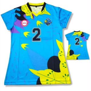 Atasan jersey bola voli wanita ukuran indies 48 Fullprinting sublimation size S M L XL XXL XXXL