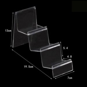 SZXBOGS Acrylic Cellphone Wallet Display Shelf Thickened Multilayers Glasses Rack  Transparent Jewelry Display Stand