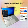 AST laptop baru pink Intel N5095 15.6 inch Ram 20G+512GB SSD IPS win11+office+bouns. 