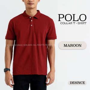 🇲🇾 DESINCE Men Polo Shirt Polo Tees Cotton Collar T-shirt Top Baju Kolar Lelaki Premium Color MT 053