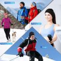Syhood 8-Piece Fleece Headband Ear Warmers with Buttons - Stretchy Winter Running Sweatbands for Women and Men - Vivid Colors. 