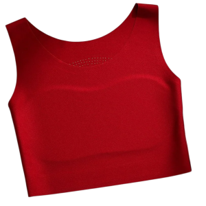 Wide straps back natural corset with breathable holes