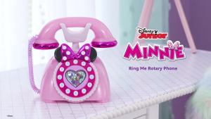 Junior Ring Me Rotary Style Phone with Lights and Sounds Pink Kids Toys for Ages 3 Up by Just Play