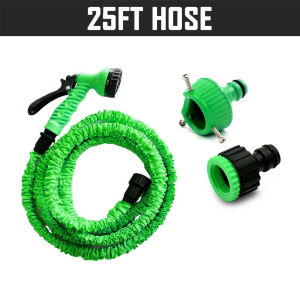 SG Expandable Water Hose Spray Gun Garden Retractable Spray Nozzle Flexible Magic Garden Water Hose Car Wash Connector Adapter Set Tube Pipe