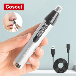 Cosoul Nose hair trimmer rechargeable Nose hair trimmer for men metal alloy electric nose hair trimmer for man women nose trimmer high quality nose shaver nose hair removal