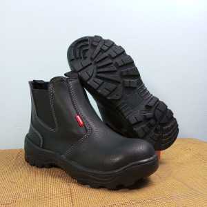 Sepatu Safety Pria Kulit Murano Omega Import Safety Shoes Ujung Besi Sepatu Sefty Septy Kitchen Proyek Anti Slip Murah