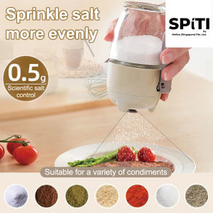 Glass Salt & Pepper Shaker Set | Refillable Spice Jar Dispenser | Kitchen Seasoning Bottle