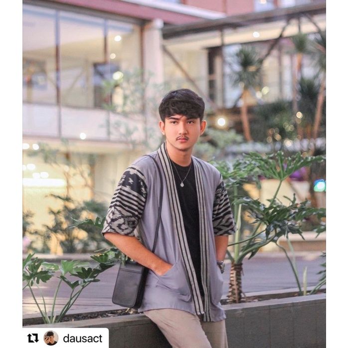 KIMONO SONGKET OUTER UNISEX TENUN TROSO OUTWEAR OUTFIT