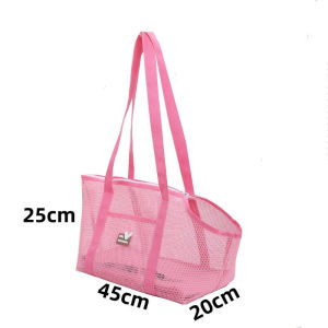 SKISOPGO Pet Carrier Bag Mesh Breathable Portable Pet Travel Bag Large Capacity Foldable Dog Cat Bag