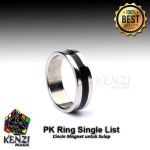 PK Ring Single List - PK Ring Black List - Alat Sulap Cincin Magnet - KZ110