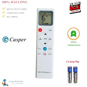 Remote Điều khiển thay thế điều hòa Casper 2 chiều Inverter TURBO ECO CLEAN- Hàng XỊN mới100% Tặng Pin
