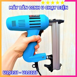 Máy bắn đinh U1013J  U1022J chạy điện  hộp 5000 đinh U  nội địa trung quốc