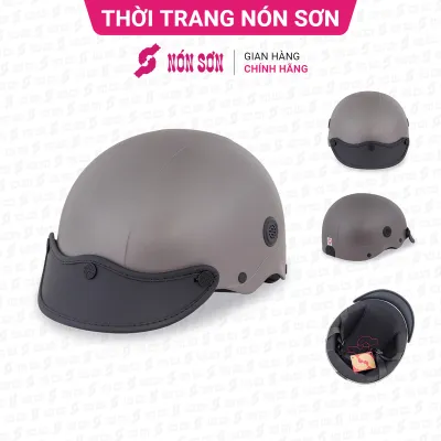 ƯU ĐÃI - Mũ bảo hiểm lỗ thông gió NÓN SƠN chính hãng ATG-XM187