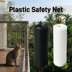 Jaring Pagar Plastic Safety Net Balcony Safety Net Invisible Net Plastic Wire Mesh Cat Fence Outdoor