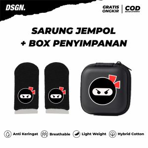 SARUNG JEMPOL NINJAYU PREMIUM ANTI KERINGAT SUPER LICIN UNTUK MAIN GAME FF PUBG BOBILE LEGENDS