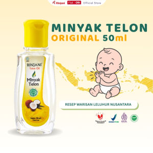 Minyak Telon RINJANI Natural Aromatic 50 ml BPOM HALAL ORIGINAL