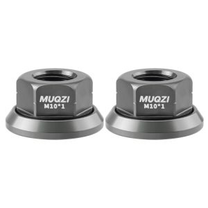 COUPLECOL 2pcs M9/M10/M103/8. Đai ốc trục xe đạp Độ bền cao Hợp kim nhôm Vít trục sau Sửa đổi xe đạp Anodizing Phụ kiện xe đạp Trục sau