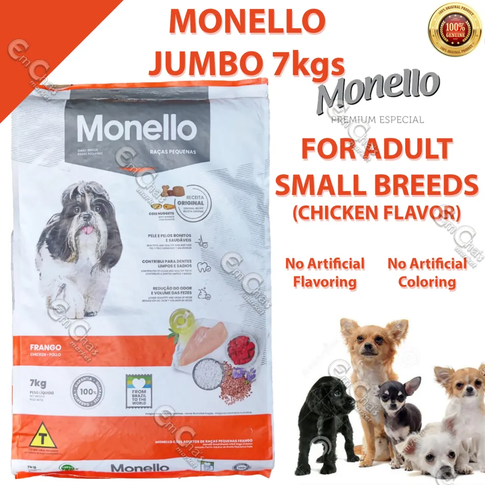 JUMBO 7kgs MONELLO DOG ADULT SMALL BREEDS (ORANGE PACK) Premium