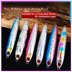 NYA 30G/40G/60G จิถฟ์ซิลลาร์ Jigging เหยื่อล้างปลา 3D ตาเหยื่อตกปลา Fast-Jigging